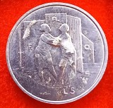 (M1521) MONEDA SAN MARINO - 5 LIRE 1976 - FAO - FOAMETEA IN LUME