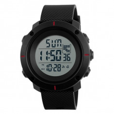 Ceas Barbatesc SKMEI CS1078, curea silicon, digital watch, functie cronometru, alarma foto