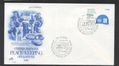 UN Geneva 1980 UNIFIL Mi.91 FDC UN.105 foto