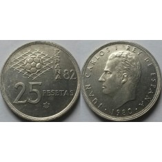 Spania 1980 - 25 pesetas, circulata
