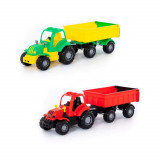 Cumpara ieftin Tractor cu remorca &ndash; Hardy, 44x13x14 cm, Polesie
