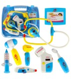 Set de joaca, trusa medicala cu accesorii, geanta, sunete si lumini, Oem