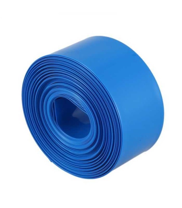 Folie termocontractabila pentru Li-ion 18650 albastru 180mm 1m