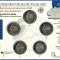 GERMANIA 2010 - 5 x 2 euro comemorativ -Primaria Bremen -A,D,F,G,J -blister/BU