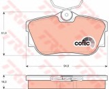 Set placute frana,frana disc VW TRANSPORTER IV bus (70XB, 70XC, 7DB, 7DW, 7DK) (1990 - 2003) TRW GDB1325