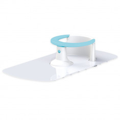 Suport bebelusi pentru baie + covoras antiderapant, Albastru, 16.5x80x38 cm &ndash; Dolu