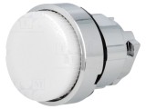 Comutator actionat prin apasare Schneider Electric 22mm, Alb, Seria Harmony XB4, IP66