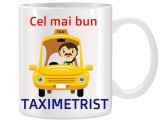 Cana alba personalizata Cel mai bun Taximetrist, INOVATIX&reg;. 330ml