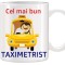 Cana alba personalizata Cel mai bun Taximetrist, INOVATIX&reg;. 330ml