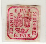 Romania 1862 6 parale ABKLATSCH