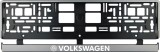 Cumpara ieftin Set 2 bucati, suport numar inmatriculare argintiu VW, Autohelix MSA