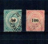 Austria, DDSG, 1910 - 50 heller, 100 heller, posta privata