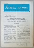 BULLETIN EUROPEEN , TRIBUNE LIBRE FONDEE EN 1950 PAR J. CONSTANTIN DRAGAN , NR. 4 , 1983
