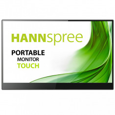 Monitor LED HANNSPREE HT161CGB 15.6 inch 15ms FHD Black Silver foto