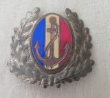 QW14 - Emblema militara / cuc - marina - anii 1990 - piesa de colectie