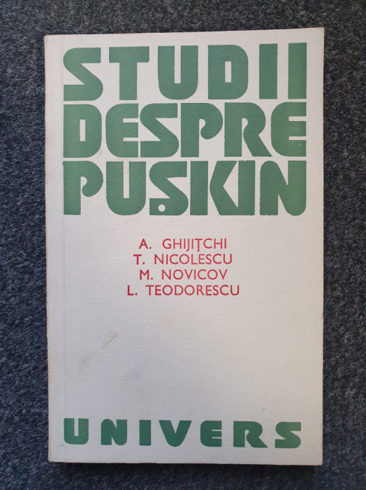 STUDII DESPRE PUSKIN - Ghijitchi