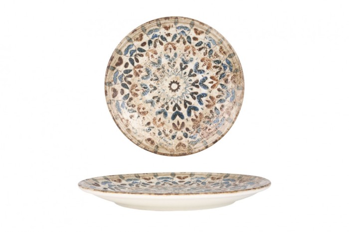 Rinart Farfurie pentru Desert - Aztec - Por&Aring;&pound;elan - 23 cm - set de 6