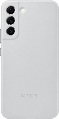 Galaxy S22 Plus; Leather Cover; Light Gray foto