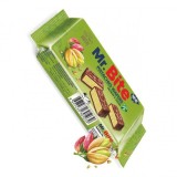 Napolitane glazurate cu crema de lapte si fistic Mr Bite 24x32g MGR31125
