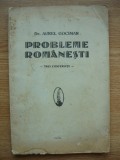 DR. AUREL GOCIMAN - PROBLEME ROMANESTI - trei conferinte - 1936