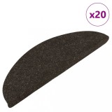 Gossi covorase scara autoadezive 20 buc antracit 65x22,5x3,5 cm
