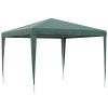 Pavilion pentru gradina/comercial, cadru otel, tesatura PE, pliabil, cu accesorii montare, verde, 2.93x2.93x2.52 m GartenVIP DiyLine, ART