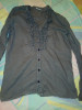 BLUZA DAMA DIN BUMBAC FOARTE SUBTIRE, FIRMA ,,GREEN HOUSE" , marimea 36, Gri