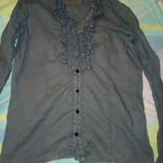 BLUZA DAMA DIN BUMBAC FOARTE SUBTIRE, FIRMA ,,GREEN HOUSE" , marimea 36