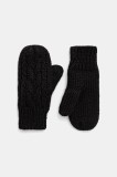 Eisbar mănuși cu l&acirc;nă Afra Mittens culoarea negru, E80135