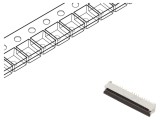 Conector FFC/FPC vertical PIN 40 ZIF SMT 50V 400mA