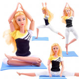 Gimnastică practică yoga fitness păpușă 30cm ZA4460