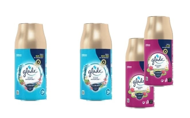 Set 4 x Glade Variety, 2 x Odorizant Camera Rezerve 269ml Ocean Adventure, 2 x Odorizant Camera Rezerve 269ml Relaxing Zen