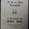 STEFAN BACIU:ICH BIN DER STERNE PRESSEATTACHE + 25 DE POEME DIN GEORG TRAKL/1997