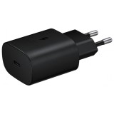 Samsung - Wall Charger EP-TA800EBE (GP-PTU021SOABQ) - Type-C, Fast Charging, 25W, 3A - Black (Bulk Packing)