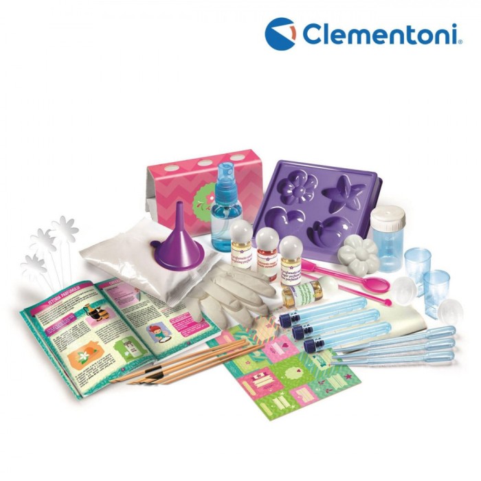 Set Creativ Parfumuri Clementoni, Parfumuri &amp; Arome Delicate, Multicolor, 8+ Ani