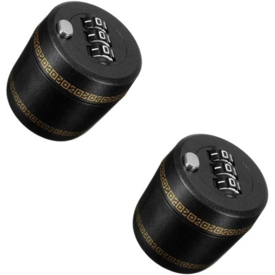 Set 2 dispozitive de blocare pentru sticle, cu parola din 3 cifre, securizare vin &amp;amp; bauturi, 4x4.2x4.5 cm foto