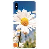 Husa silicon pentru Apple Iphone X, Daisies Field Flowers