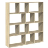 Cumpara ieftin Biblioteca, stejar Sonoma, 132x29x141,5 cm, lemn prelucrat