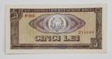Bancnota 5 lei, 1966, pliuri