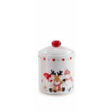 Borcan Craciun ceramica multicolora &Oslash; 10 x 14 H