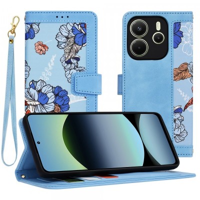 Husa pentru Xiaomi Redmi Note 14 4G (Regional), Techsuit, FlipCraft, Bleu foto