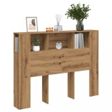 VidaXL Tăblie pat dulap stejar artizanal 140x18,5x102,5 cm lemn