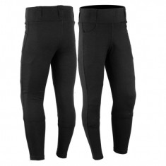 Pantaloni negri pentru moto, jambiere femei Bikers Gear Australia, marimea 8, captusite cu Kevlar, cu protectie CE detasabila, Negru - RESIGILAT