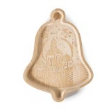 Platou lemn aperitive Craciun IU 20x26.5 cm