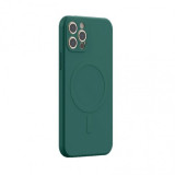Husa culoarea Dark Green pentru cu iPhone 12 Mini, cu incarcare tip MagSafe - ALC&reg;