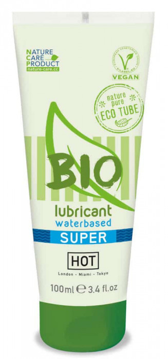 Hot Bio Superglide - Lubrifiant pe Bază de Apă Bio, 100 ml