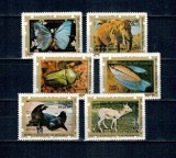 Guinea Ecuatoriala 1976 - Fauna, Independenta SUA, supratipar, serie neuzata