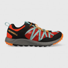 Merrell pantofi Wildwood Aerosport bărbați, culoarea portocaliu J135183