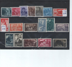 timbre romania 1936-1945 foto