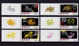 Cumpara ieftin ✅RO 2002 LP 1576 a "Semnele zodiacului II " serie cu viniete din coala de posta , MNH ( aleator pe stanga sau dreapta ! )